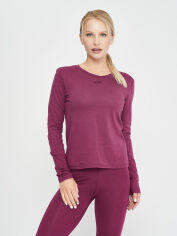Акція на Спортивний лонгслів жіночий Joma Organic 901611.651 M Бордовий від Rozetka
