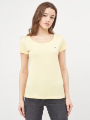 Акція на Футболка жіноча Tommy Hilfiger 10192.2 XS Жовта від Rozetka