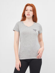 Акція на Футболка жіноча Tommy Jeans 10195.2 XS Сіра від Rozetka