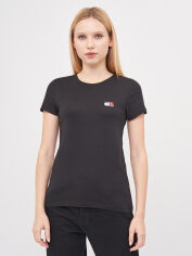 Акція на Футболка жіноча Tommy Jeans 10278.1 XL Чорна від Rozetka
