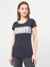 Акція на Футболка жіноча Tommy Hilfiger 9740.1 M Темно-синя від Rozetka