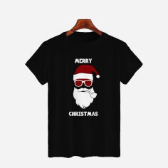 Акція на Футболка жіноча JHK Santa Clause Hipster TSRLCMF-BK/NG 2XL Чорна від Rozetka