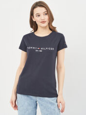 Акція на Футболка жіноча Tommy Hilfiger 10497.1 XS Темно-синя від Rozetka