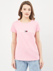 Акція на Футболка жіноча Tommy Jeans 10499.5 S Рожева від Rozetka