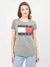 Акція на Футболка жіноча Tommy Jeans 10501.3 XL (48) Сіра від Rozetka