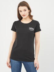 Акція на Футболка жіноча Tommy Jeans 10502.1 XL Чорна від Rozetka
