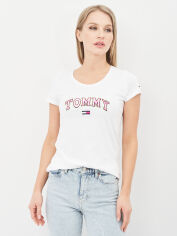 Акція на Футболка жіноча Tommy Hilfiger 10630.2 S Біла від Rozetka