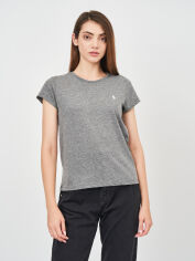 Акція на Футболка жіноча Polo Ralph Lauren 10529.11 XS Сіра від Rozetka