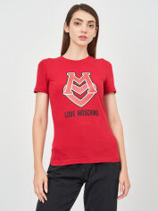 Акція на Футболка жіноча Love Moschino 7358.10 XS Червона від Rozetka