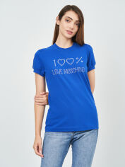 Акція на Футболка жіноча Love Moschino 9653.20 XS Електрик від Rozetka