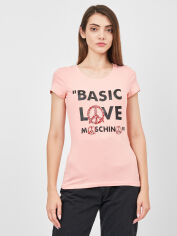 Акція на Футболка жіноча Love Moschino 9659.20 34 (XS) Рожева від Rozetka