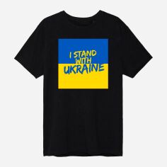 Акція на Футболка жіноча Love&Live I stand with Ukraine-2 LLP01497 XL Чорна від Rozetka