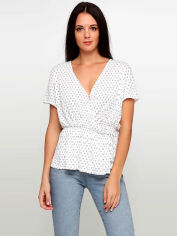 Акція на Блузка жіноча H&M 76392737 XS Біла від Rozetka