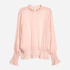 Акція на Блузка жіноча H&M XAZ090458DWTB 40 Блідо-рожева від Rozetka