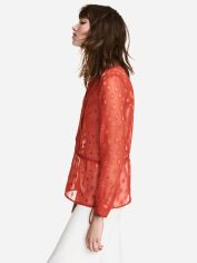 Акція на Блузка жіноча H&M 5354556-ACXT 40 Темно-помаранчева (DU3000000802014_PS2030000036240) від Rozetka
