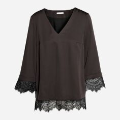 Акція на Блузка для вагітних і годуючих мам жіноча H&M 0509009-6 M Чорна від Rozetka