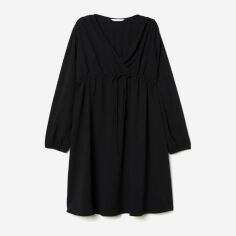 Акция на Блузка жіноча H&M 0672795-8 XL Чорна от Rozetka