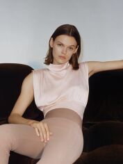 Акція на Боді-блузка Zara XAZ281710XFUH M Рожеве від Rozetka