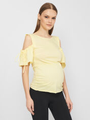 Акция на Блузка для вагітних H&M 1612-503120 S Жовта от Rozetka