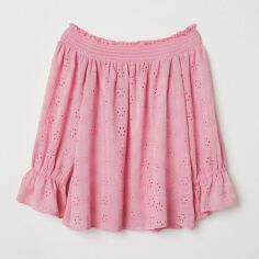 Акція на Блузка жіноча H&M 0596346_рож 34 Рожева від Rozetka