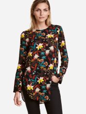 Акція на Блузка жіноча H&M 0421249_рослини_03 34 Чорна від Rozetka
