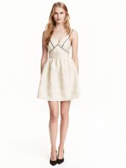 Акція на Плаття вечірнє коротке літнє жіноче H&M 4079724 42 Біле (AB7000000000508_PS2030000052721) від Rozetka
