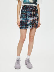Акція на Спідниця міні літня пряма жіноча Pull & Bear XAZ234089CXUM S Різнобарвна від Rozetka