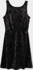 Акція на Сукня коротка осіння жіноча H&M 673940004 36 Чорна від Rozetka