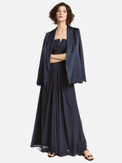 Акция на Сукня довга осіння жіноча H&M XAZ070407YHKM 32 Темно-синя от Rozetka