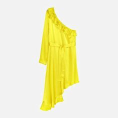 Акция на Сукня міні осіння жіноча H&M 5981816 34 Жовта от Rozetka