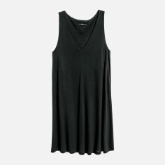 Акція на Плаття коротке осіннє жіноче H&M XAZ075187FSAI S Чорне від Rozetka