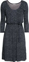 Акція на Сукня коротка осіння жіноча H&M Mama XAZ104248RSEQ XS Темно-синя з білим від Rozetka