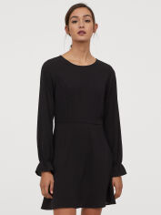 Акція на Сукня коротка осіння жіноча H&M 7818331RP5 36 Чорна від Rozetka
