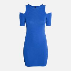 Акція на Плаття коротке осіннє жіноче H&M XAZ127840XMQY 32 Синє від Rozetka