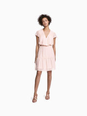 Акція на Плаття міді осіннє жіноче H&M XAZ127840ZLFJ S Блідо-рожеве від Rozetka