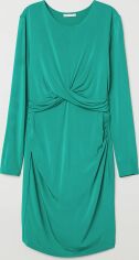 Акція на Сукня міні осіння жіноча H&M XAZ173108UHQE L Зелена від Rozetka