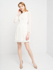 Акція на Сукня коротка осіння жіноча H&M 0705955-9 40 Біла від Rozetka
