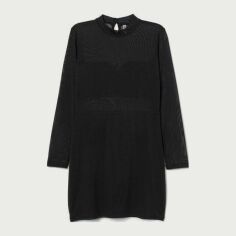 Акція на Сукня коротка осіння жіноча H&M 0744910-0 S Чорна від Rozetka