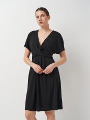 Акція на Сукня коротка жіноча H&M 0642960 36 Чорна від Rozetka