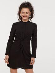 Акція на Сукня коротка осіння жіноча H&M Divided 0708755-9 42 Чорна від Rozetka