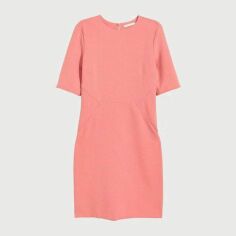 Акція на Плаття міді осіннє жіноче H&M 0429942-4 36 Рожеве від Rozetka