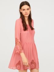 Акція на Сукня коротка осіння жіноча H&M 0688508-8 34 Рожева від Rozetka