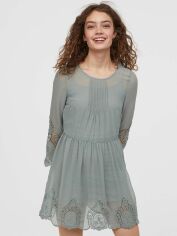 Акція на Сукня коротка осіння жіноча H&M 0730153-9 40 М'ятна від Rozetka