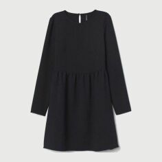 Акція на Сукня коротка жіноча H&M 0791743-9 36 Чорна від Rozetka