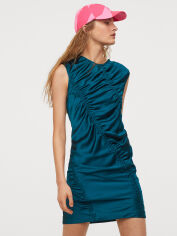 Акція на Сукня коротка осіння жіноча H&M Studio 0856863-1 36 Смарагдове від Rozetka