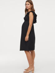 Акція на Сукня для вагітних міні осіння жіноча H&M 0858344-1 S Чорна від Rozetka