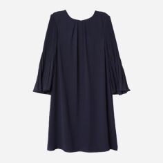 Акция на Сукня міні осіння жіноча H&M 0689807-8 42 Синя от Rozetka