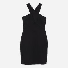 Акція на Сукня коротка осіння жіноча H&M 0717295-9 40 Чорна від Rozetka