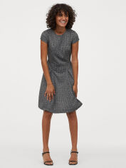 Акція на Сукня коротка осіння жіноча H&M 0800802-0 XS Сіра від Rozetka