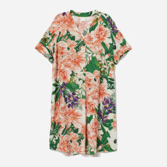 Акция на Сукня-сорочка міні осіння жіноча H&M 8161662sm S Різнобарвна от Rozetka